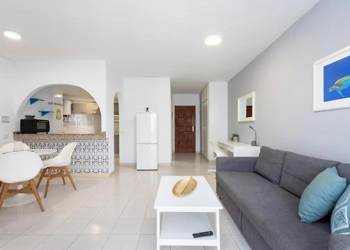 شقة Bonito Apto Cristianos, Vistas Al Mar Y Playa لوس كريستيانوس